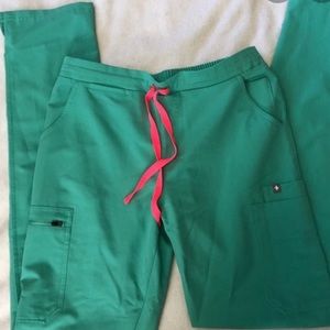 Figs Surgical Green Scrub Pants